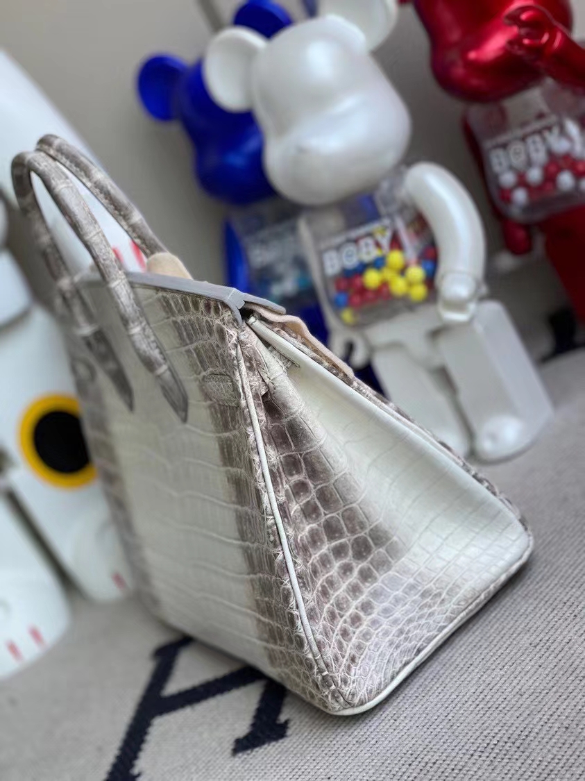 Hermès（爱马仕）Birkin 铂金包 Himalaya 喜马拉雅 银扣 顶级手缝 定制 25cm