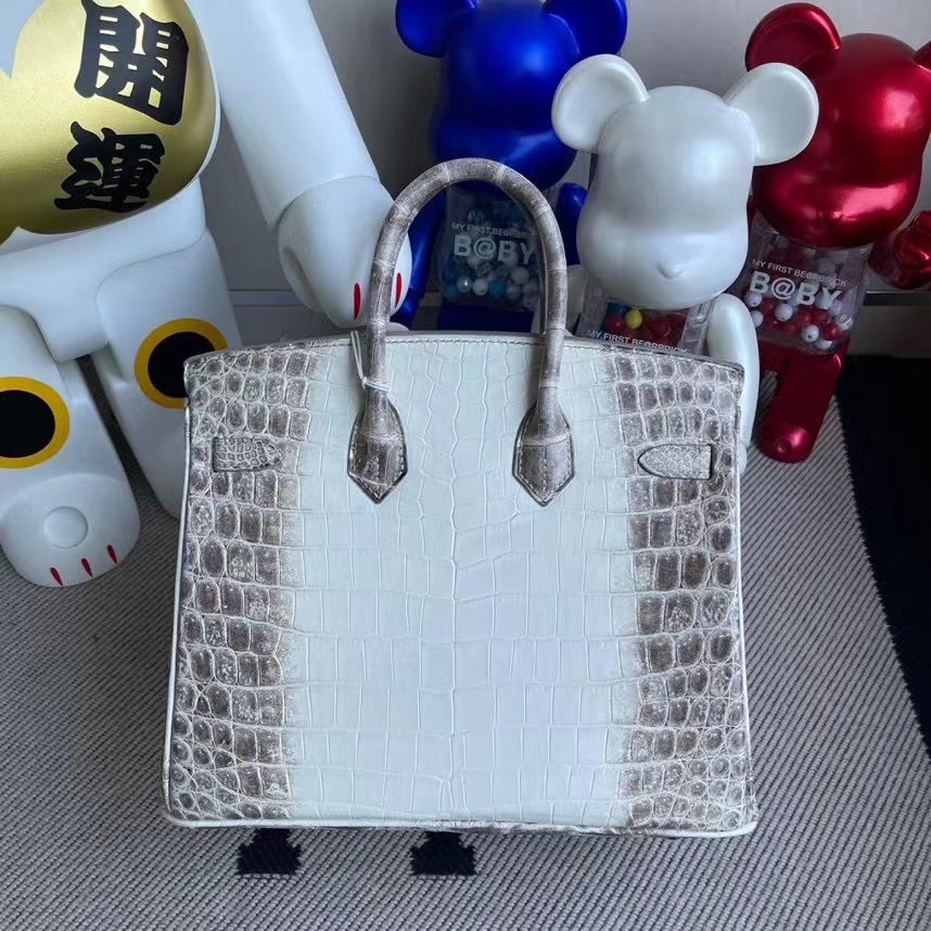 Hermès（爱马仕）Birkin 铂金包 Himalaya 喜马拉雅 银扣 顶级手缝 定制 25cm