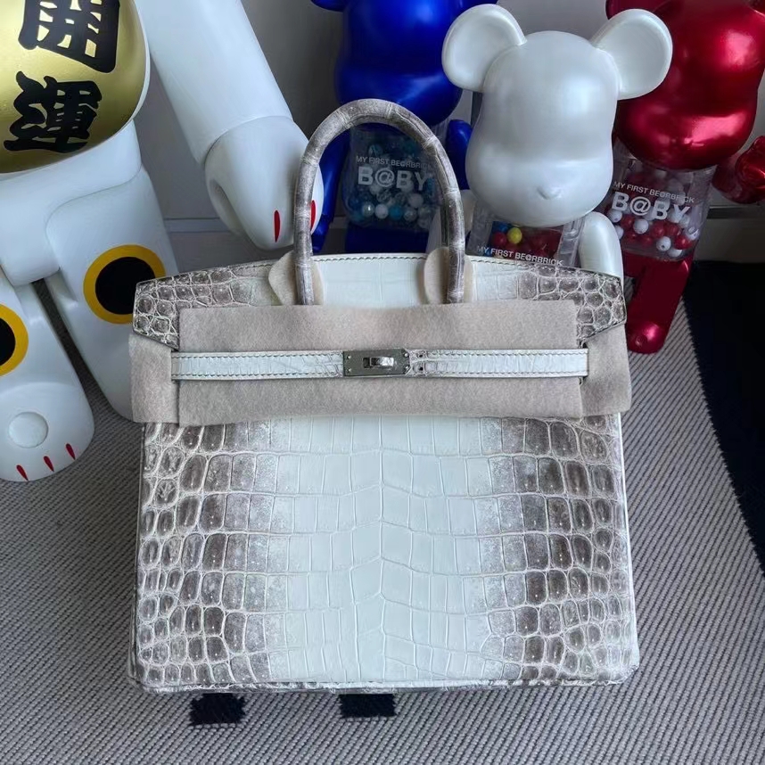 Hermès（爱马仕）Birkin 铂金包 Himalaya 喜马拉雅 银扣 顶级手缝 定制 25cm