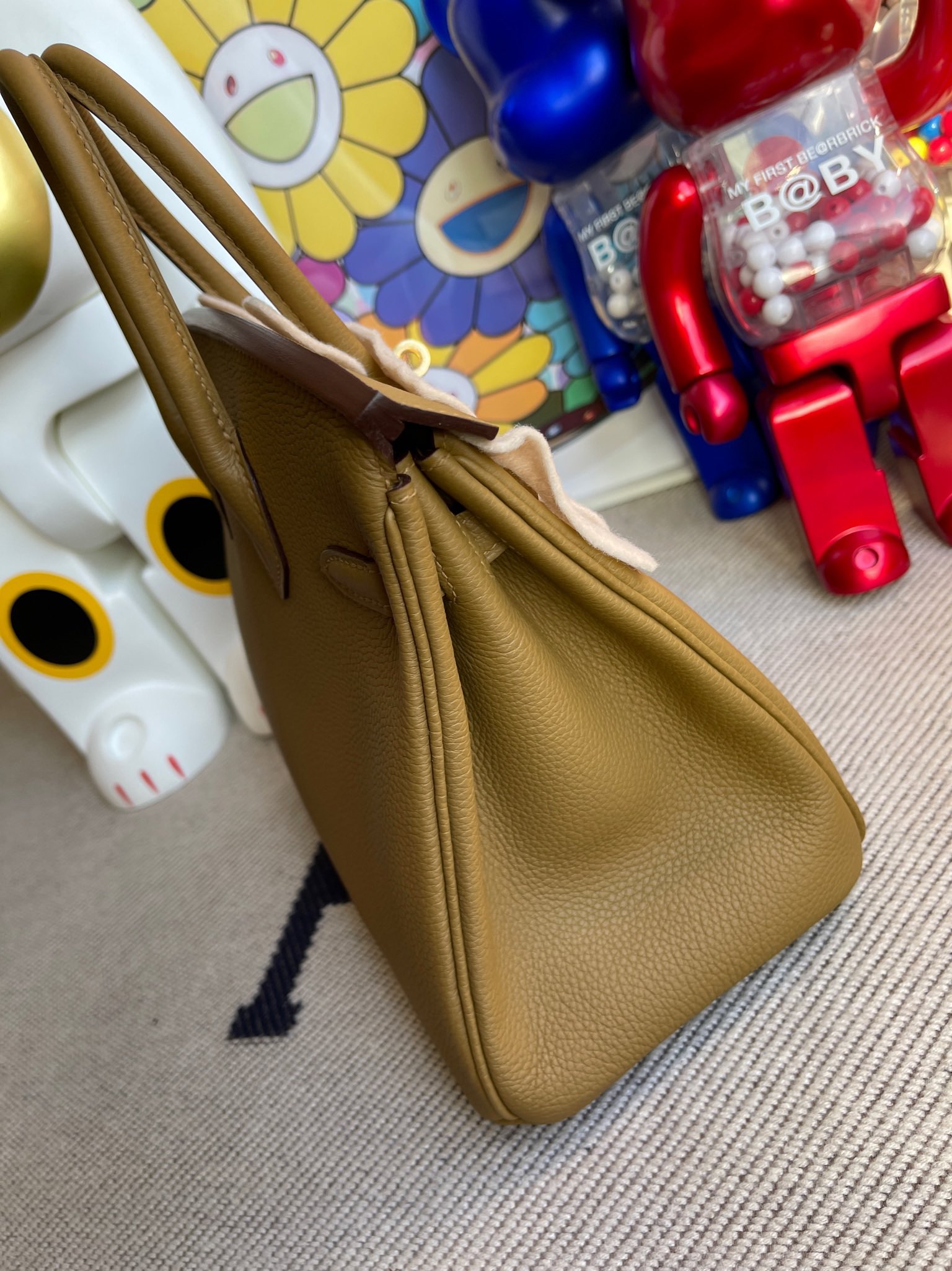 Hermès（爱马仕）Birkin 铂金包 原厂小牛皮 togo 8U 铜金色 金扣 25cm 顶级手缝