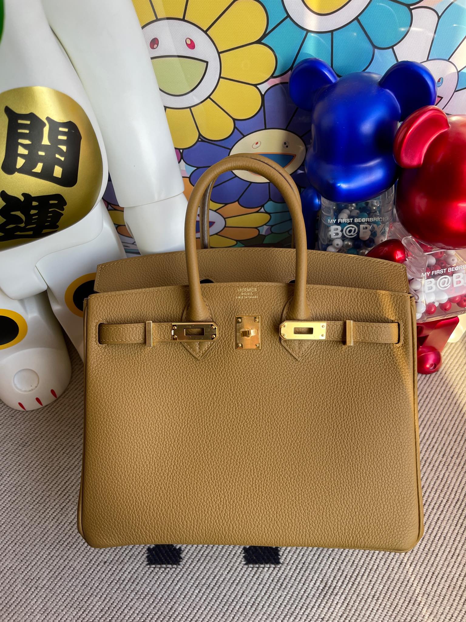 Hermès（爱马仕）Birkin 铂金包 原厂小牛皮 togo 8U 铜金色 金扣 25cm 顶级手缝