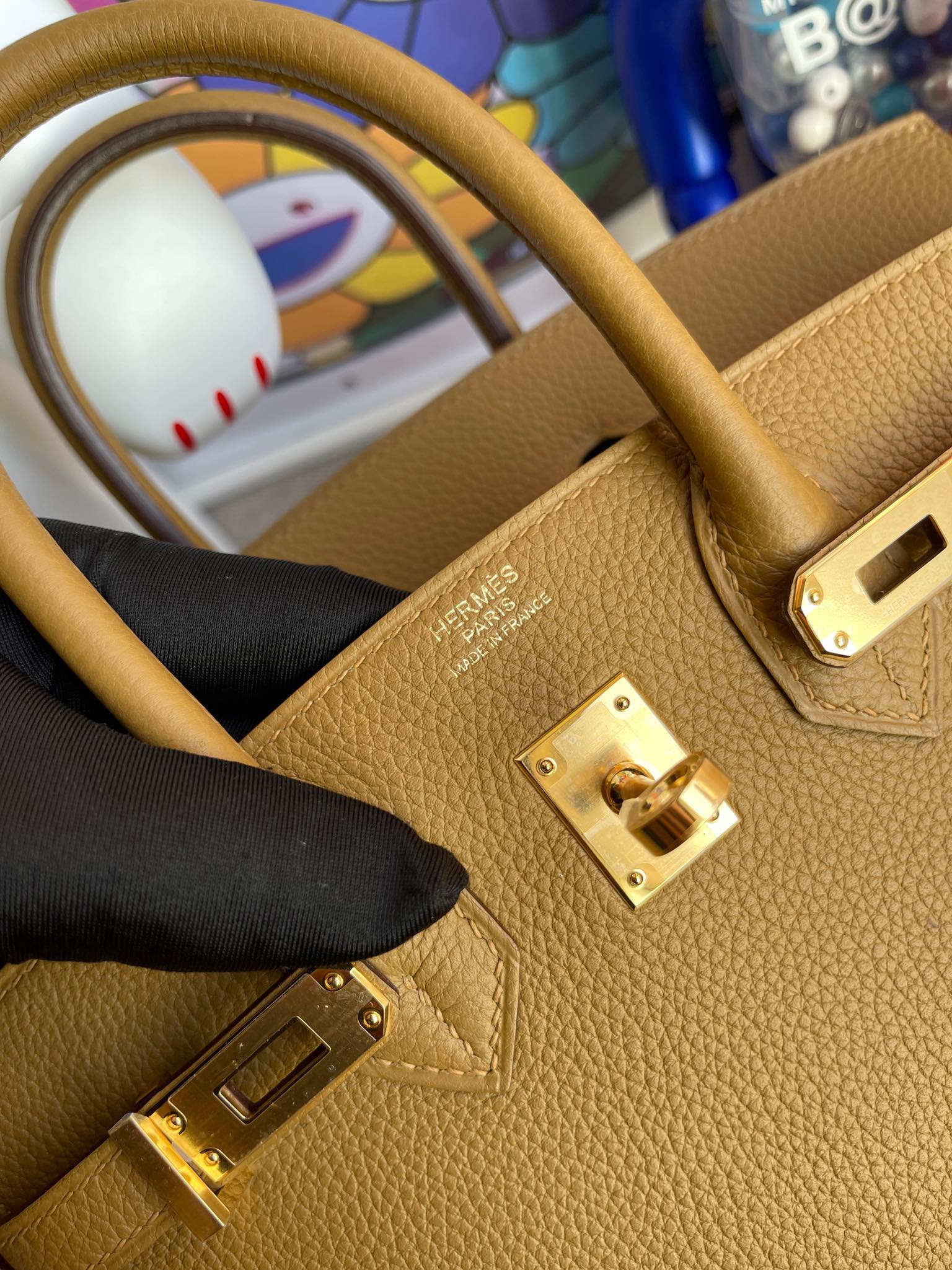 Hermès（爱马仕）Birkin 铂金包 原厂小牛皮 togo 8U 铜金色 金扣 25cm 顶级手缝