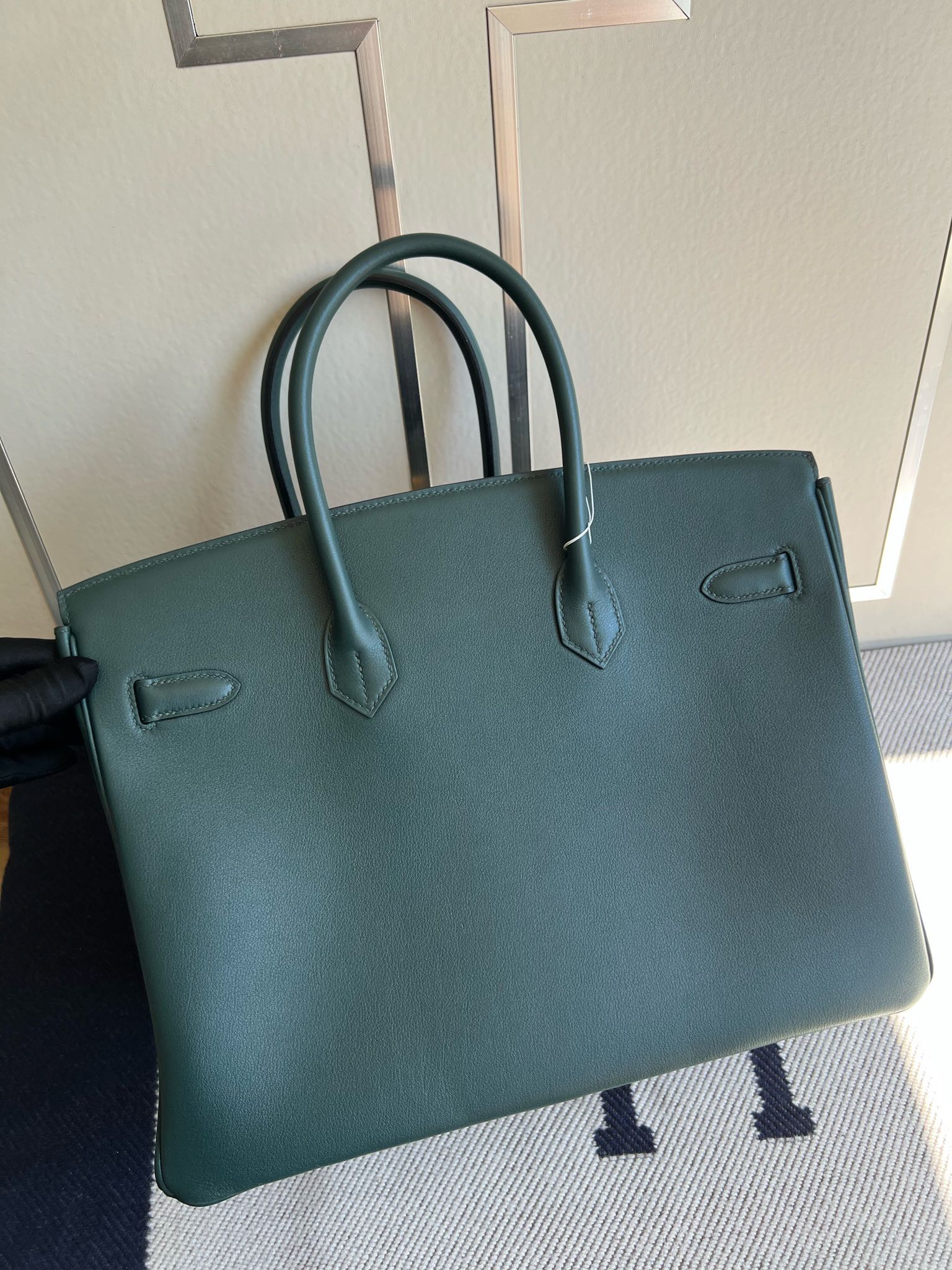 Hermès（爱马仕）Birkin 铂金包 swift 6O 松柏绿 金扣 GHW 35cm 顶级手缝