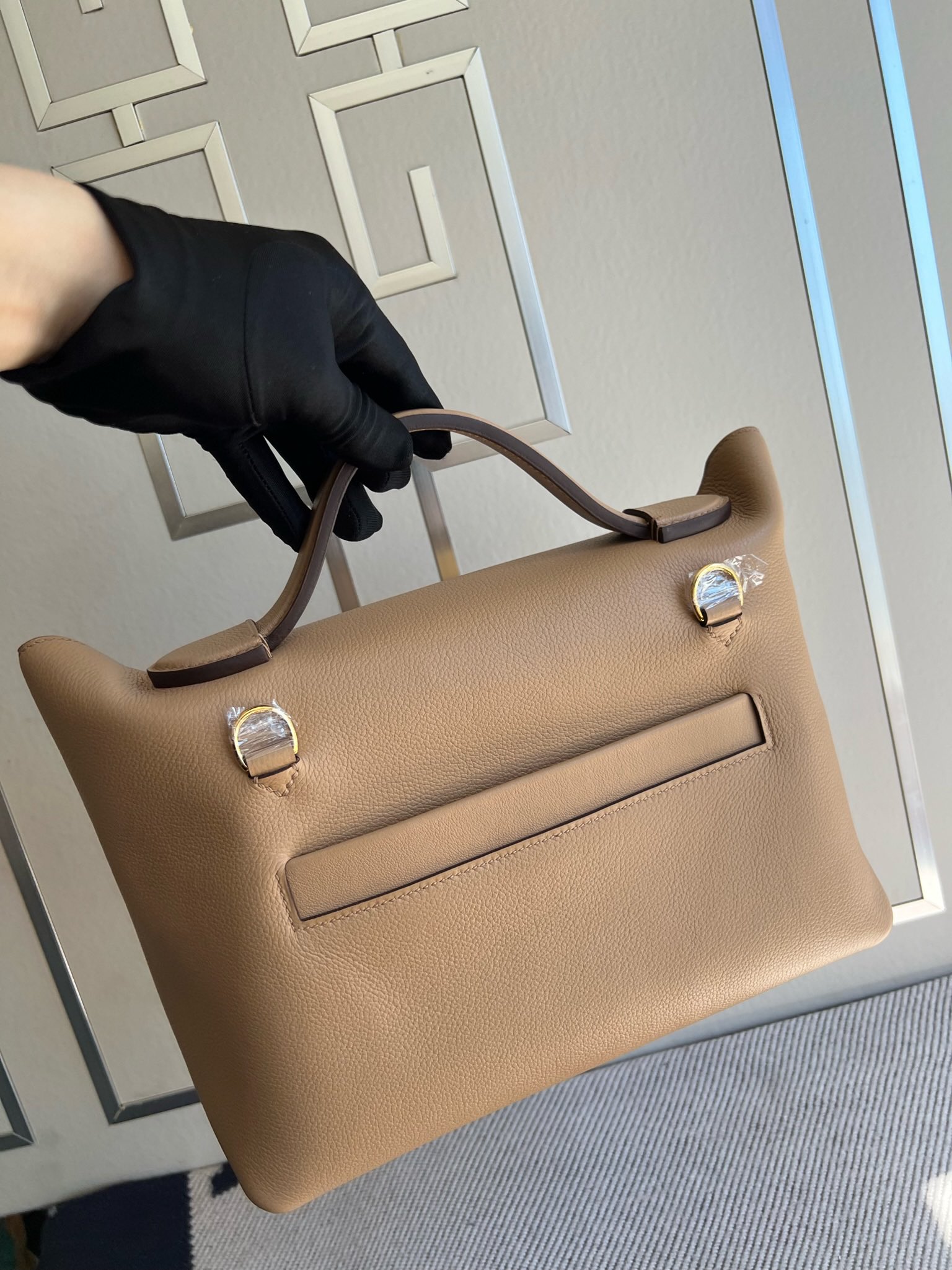 Hermès（爱马仕）Kelly 2424 chai 奶茶色 金扣 GHW 29cm 顶级手缝