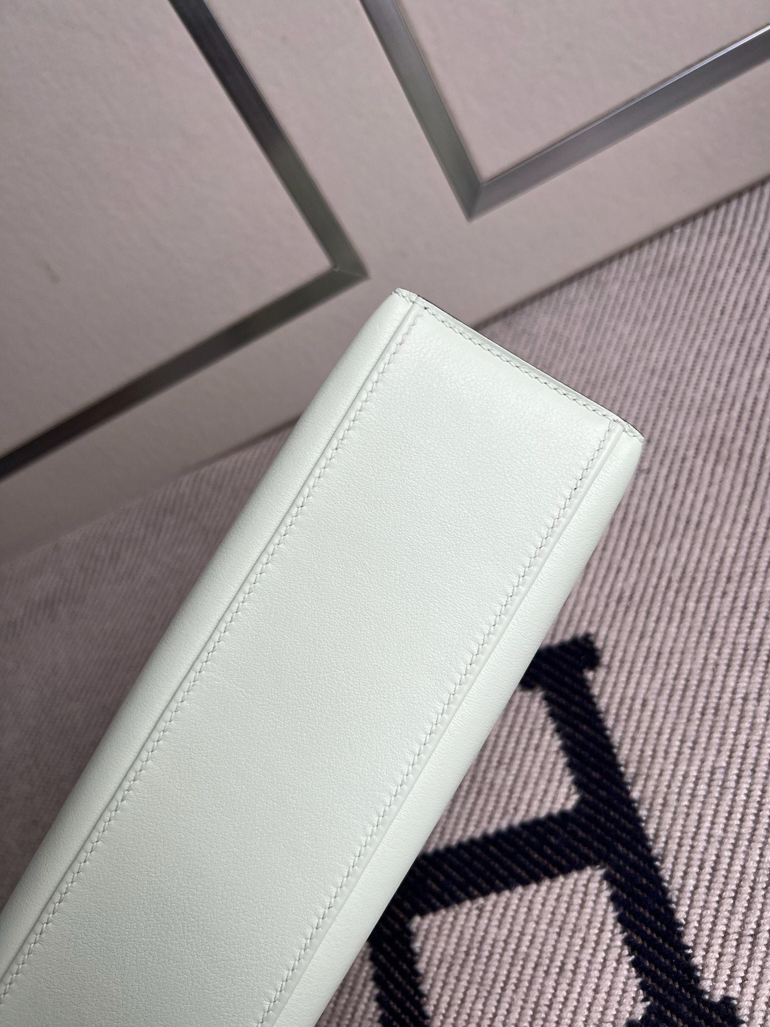 Hermès（爱马仕）Mini kelly pochette Swift 气泡绿 银扣 PHW 22cm 顶级手缝 手拿包 晚宴包