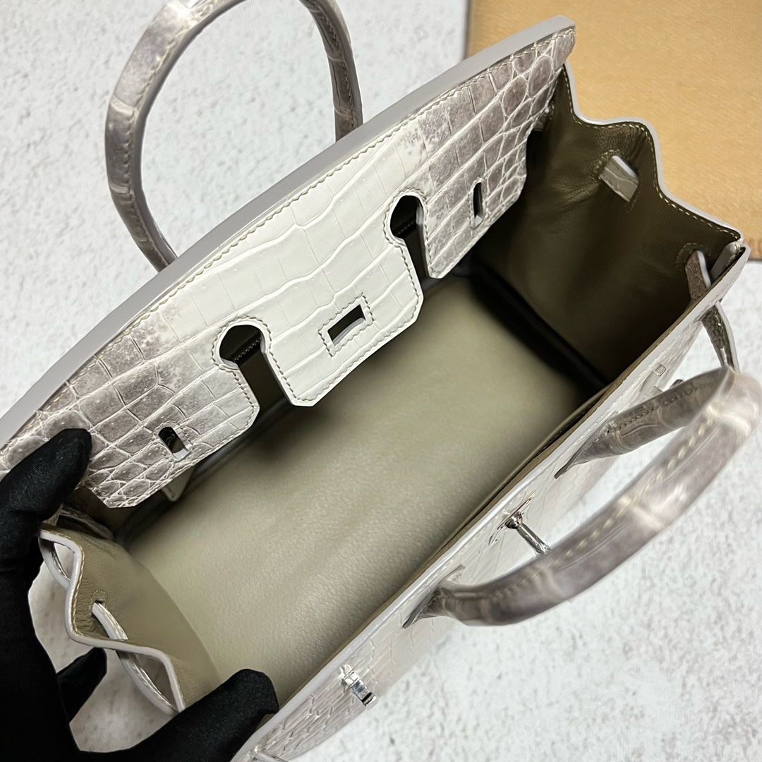 Hermès（爱马仕）Birkin 铂金包 Himalaya 喜马拉雅2 银扣 PHW 25cm 顶级手缝
