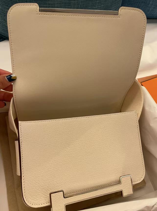 Hermès（爱马仕）新品 Gate 小方包 i2 奶油白 可预订