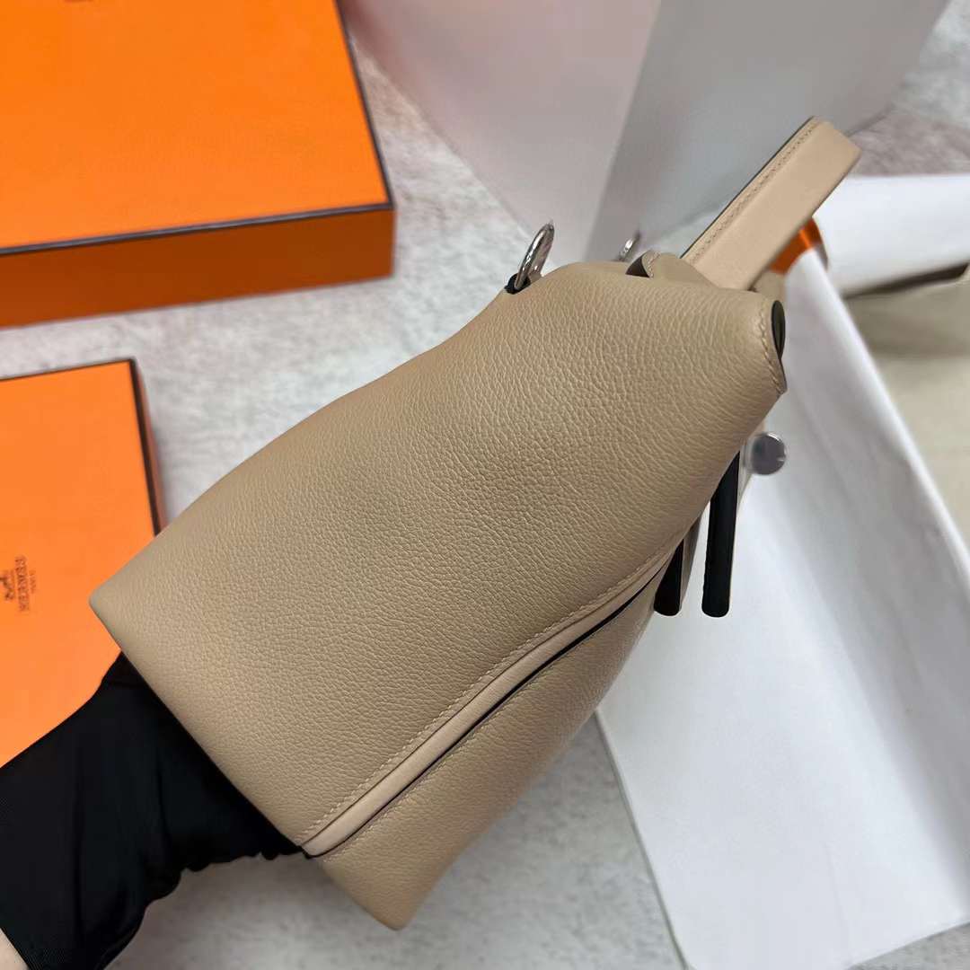 Hermès（爱马仕）Kelly 2424 Maurice 拼 Swift S2 风衣灰 银扣 29cm 全手工蜡线缝制 Phw