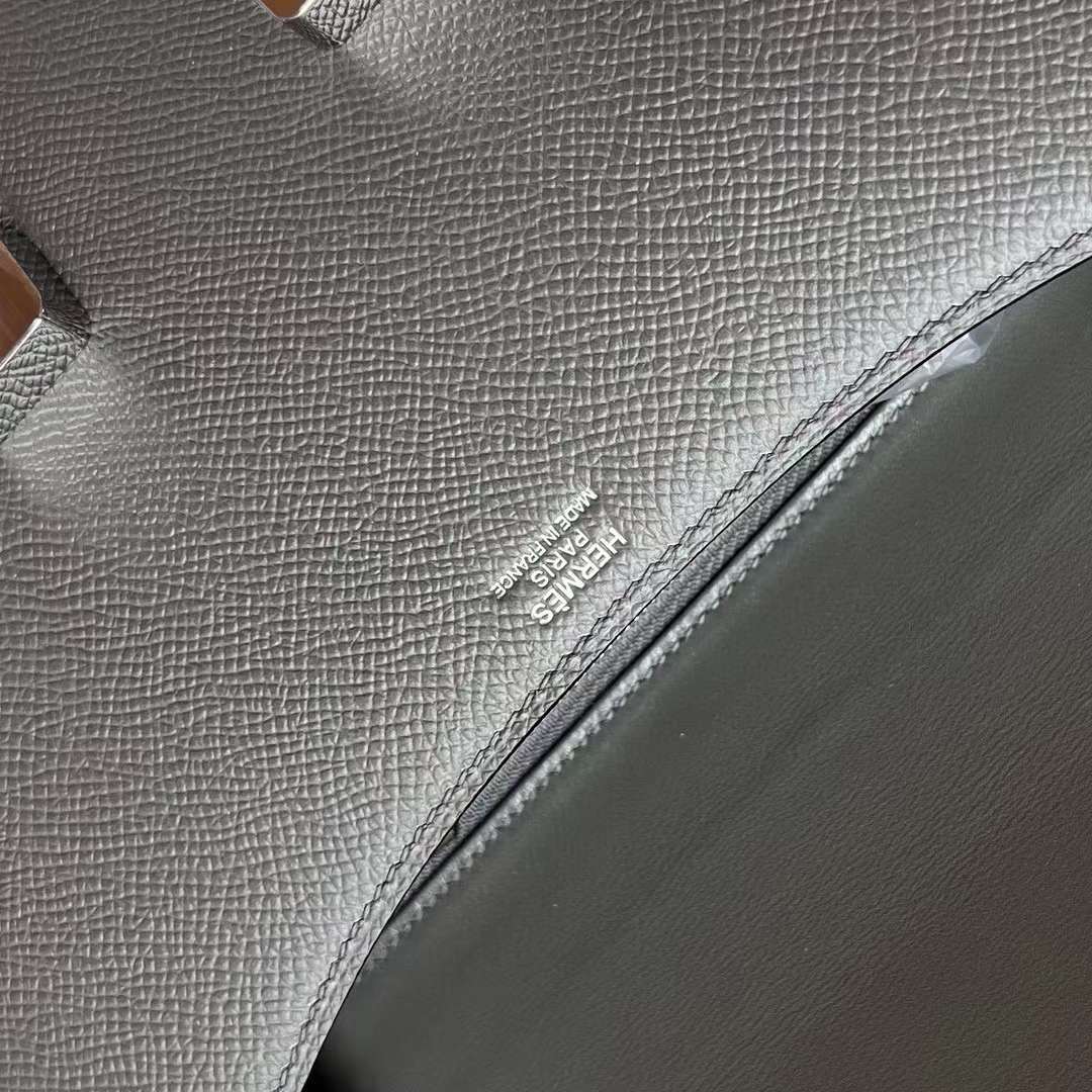 Hermès（爱马仕）Constance 24-1 Epsom 0L 积雨云灰 银扣 24cm 全手工蜡线缝制 Phw