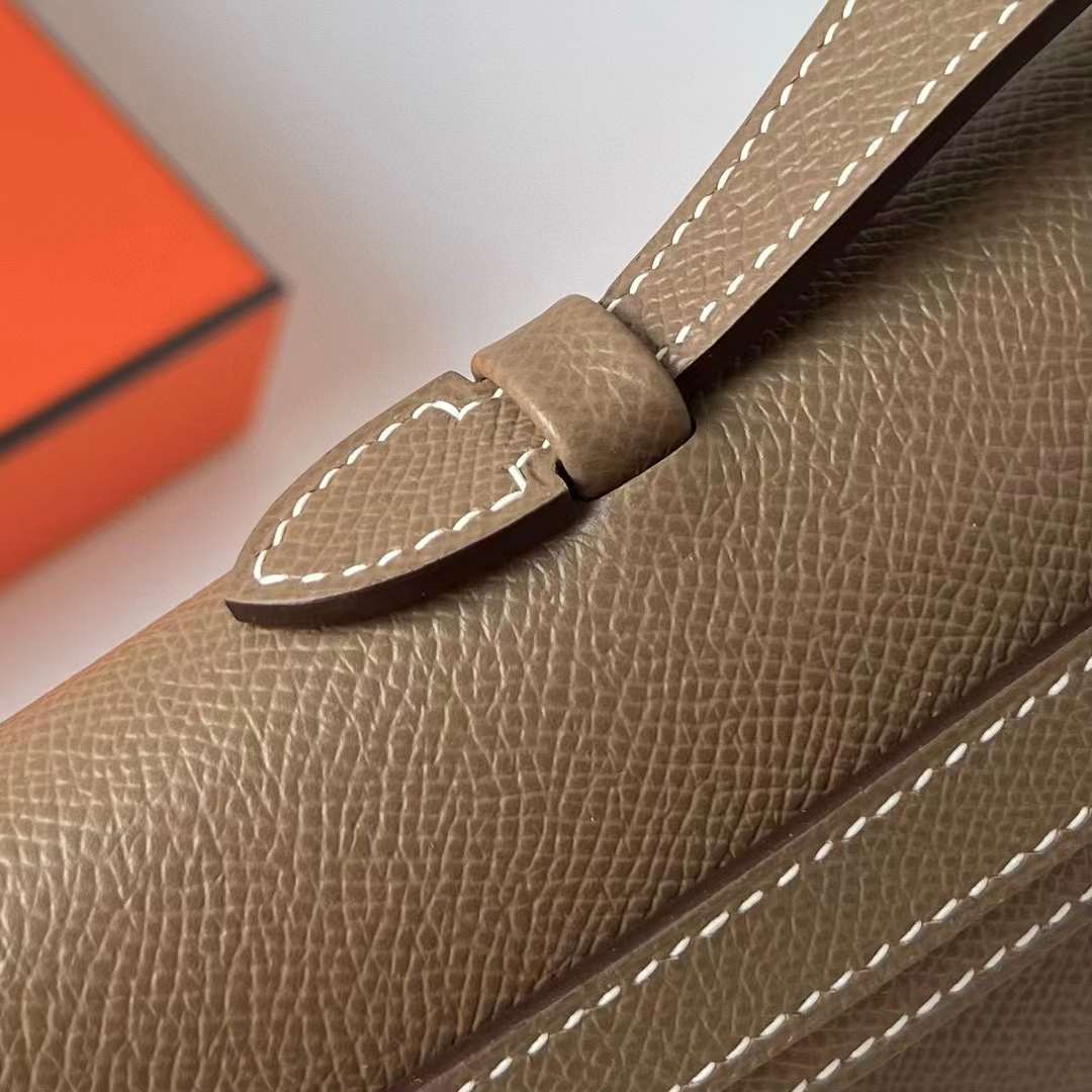 Hermès（爱马仕）Kelly cut Epsom Ck18 大象灰 金扣 31cm 全手工蜡线缝制 Ghw