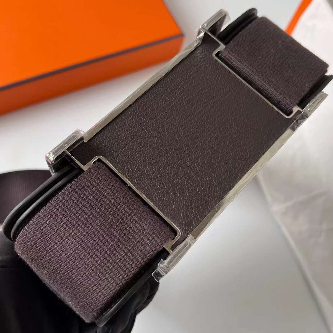 Hermès（爱马仕）Geta 木屐包 Chevre 进口山羊皮 0G 马鞍红 银扣 20cm 全手工蜡线缝制 Phw