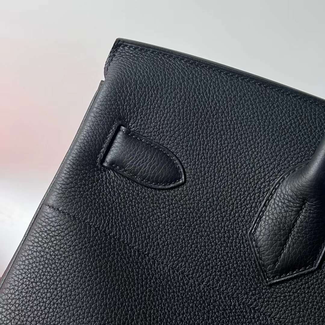 Hermès（爱马仕）Birkin Hac Togo皮 Ck89 黑色 金扣 40cm 全手工蜡线缝 Ghw