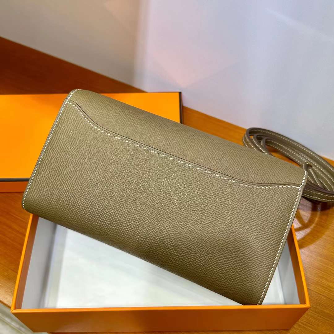 Hermès（爱马仕）Constance to go epsom ck18 大象灰 金扣 20cm