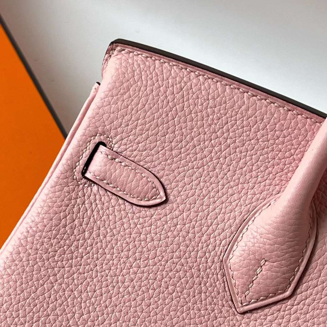 Hermès（爱马仕）Birkin 铂金包 Togo皮 3Q 新粉色 金扣 25cm Ghw